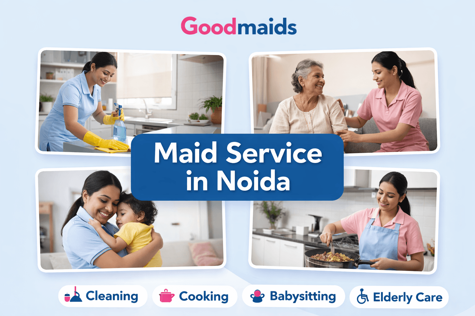 Best Maid Service in Noida | Trusted Home Cleaning & House Help