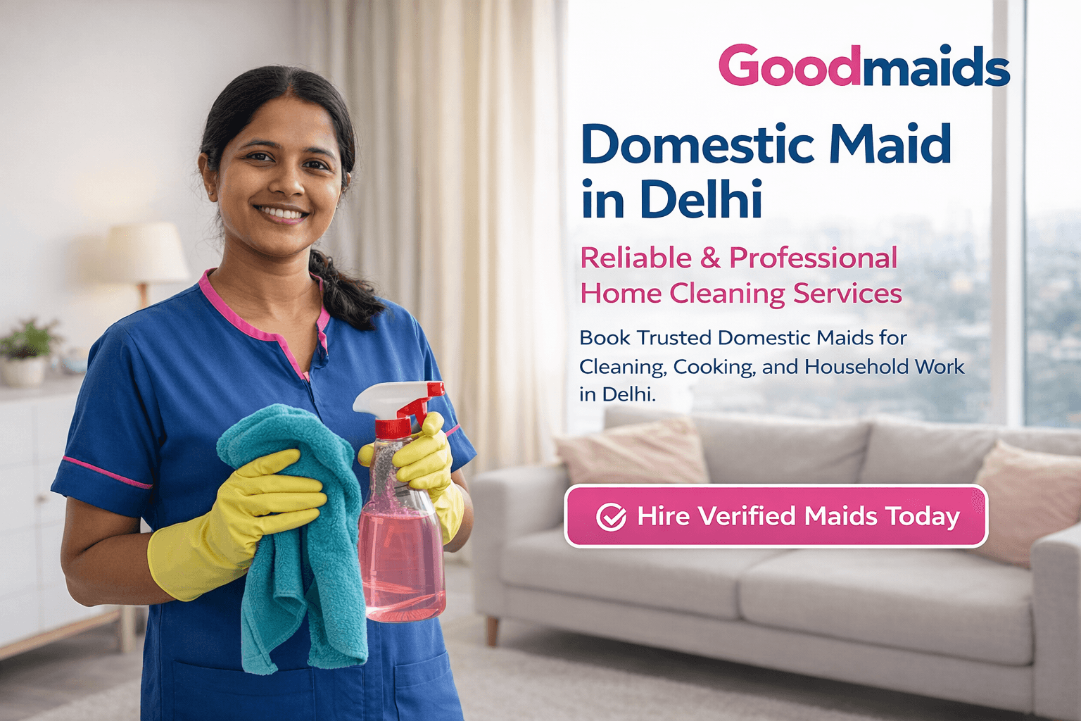 How to get a trustworthy domestic maid in Delhi?