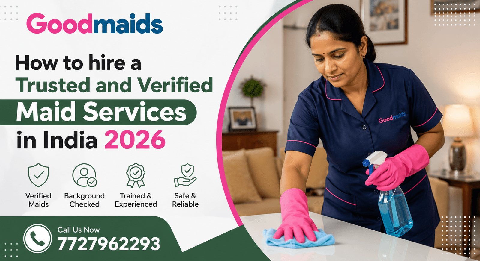How to hire a Trusted and Verified Maid Services in India 2026