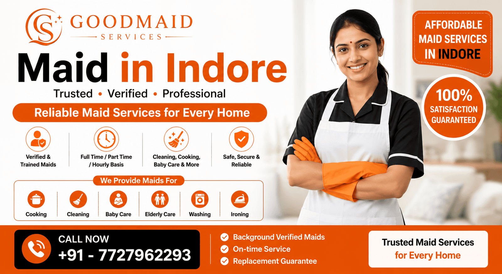 How to Hire a Dependable Maid in Indore Without the Stress